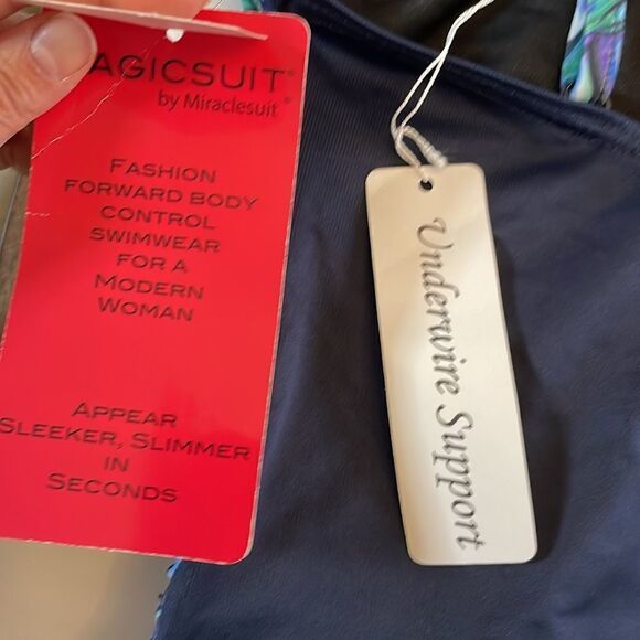 MAGICSUIT MULTICOLOR HIGH WAIST.  TANK STYLE TOP.  NEW WITH TAGS - Picture 4 of 9